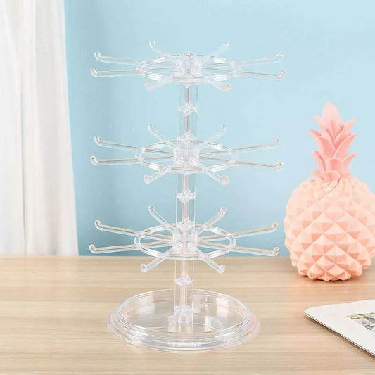 Rotating Jewelry Display Holder (3 Tier) - DMC Wholesale