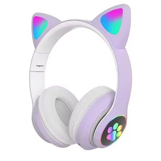 Cat Ear Bluetooth Headphones Headset