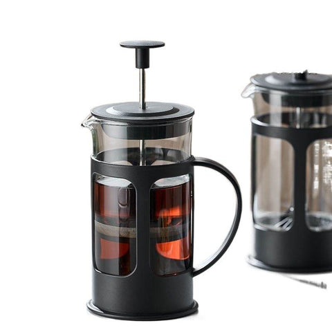 Coffee Bean French Press Pour Plunger
