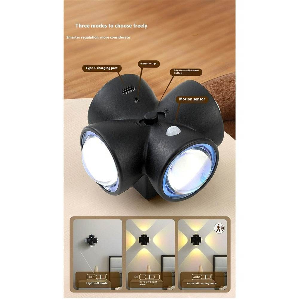 Rechargeable Magnetic Motion Sensor Night Light - DMC Wholesale