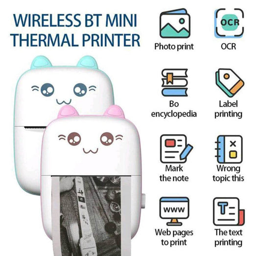 Mini Pocket Wireless Bluetooth Thermal Printers - DMC Wholesale