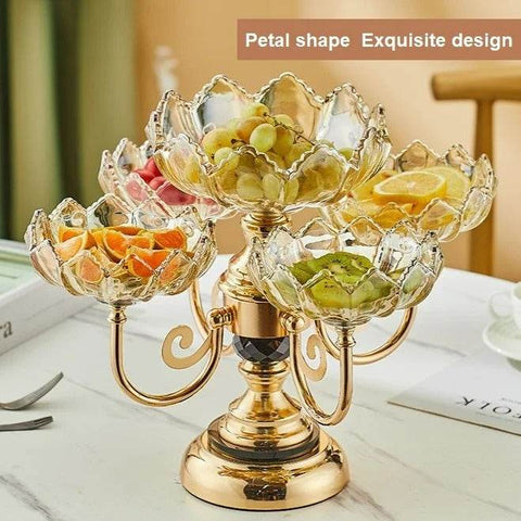 Five Plate Ornamental Fruit Bowl