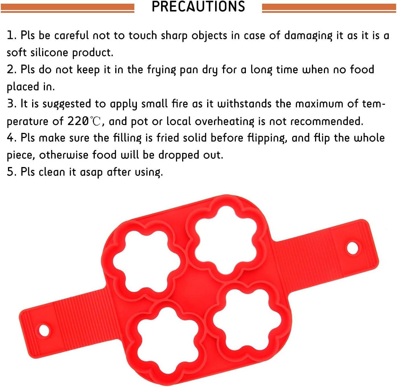 Silicone Flapjack And Egg Mold (Flower) - DMC Wholesale