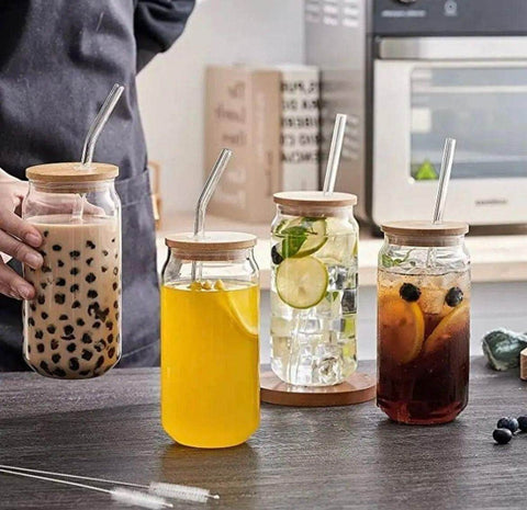 Elegant Ultra Durable Clear Glass Cup (380ml)(Each) - Alt View