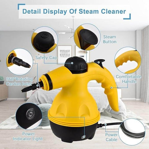 Portable Handheld Steam Cleaner - Alt View
