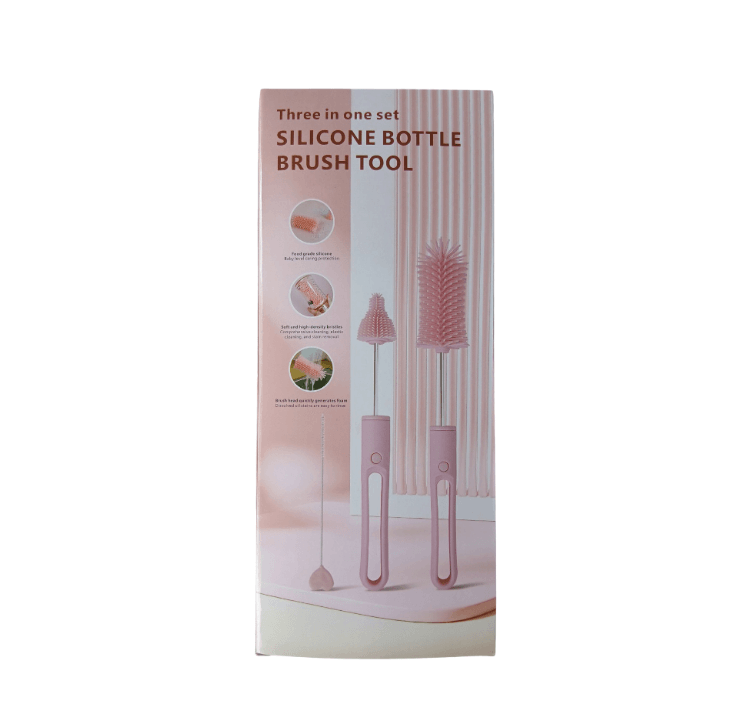 3in1 Silicone Bottle Brush Tool - DMC Wholesale
