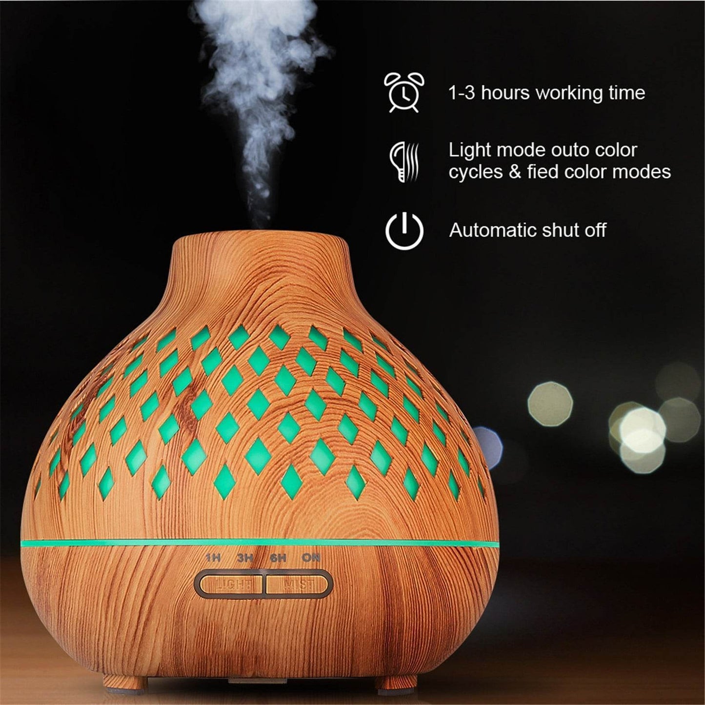 LED Aroma Diffuser With Colourful Lights - DMC Wholesale