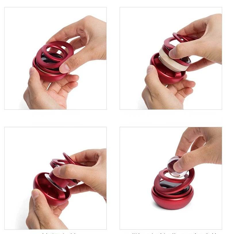 Car Aromatherapy Solar Magnetic Levitation Accessories - DMC Wholesale
