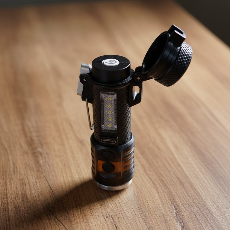 Multifunctional Mini Flashlight and Electric Lighter