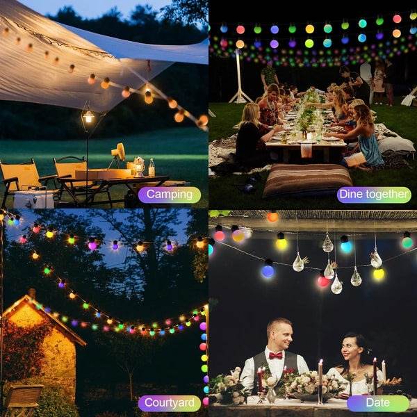 Smart RGB Outdoor String Lights (10m) - DMC Wholesale