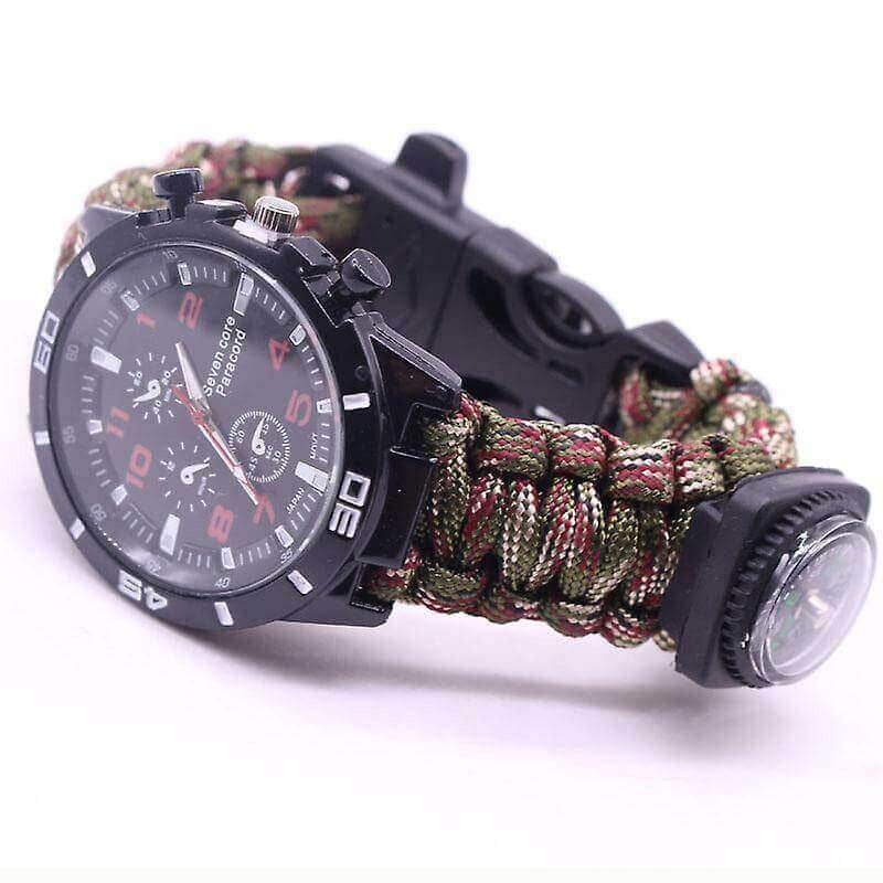 Outdoor Camping Paracord Survival Watch - DMC Wholesale