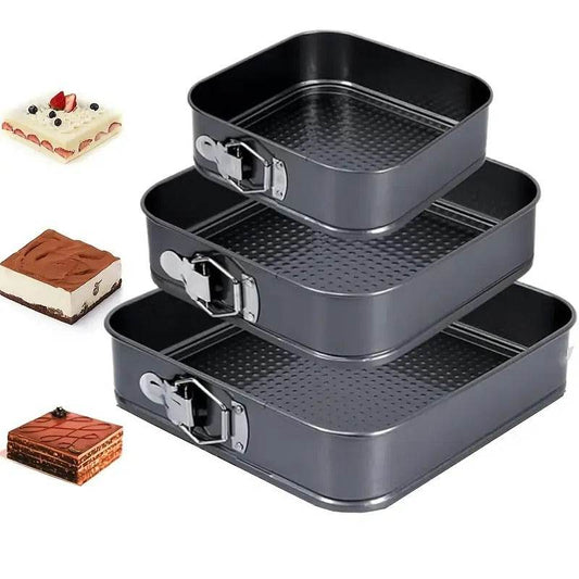 Square Variety Cake Mould Set (3 pcs) - DMC Wholesale