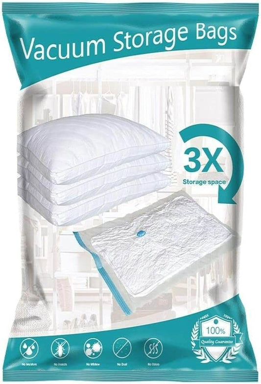 Double Seal Zipper Bag Set With Pump (10 pcs) - DMC Wholesale