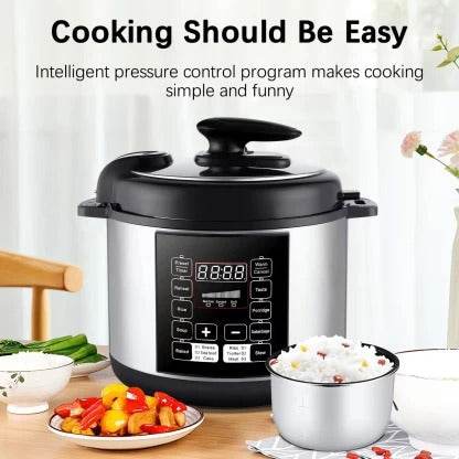 Silver Crest 6L Digital Smart Pressure Cooker - DMC Wholesale