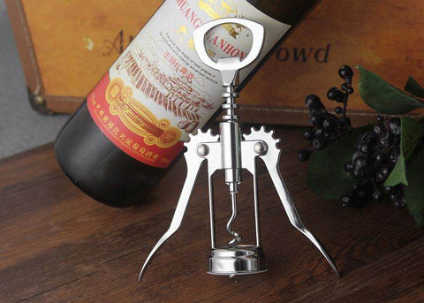 Wing Corkscrew And Wine Bottle Opener - Alt View