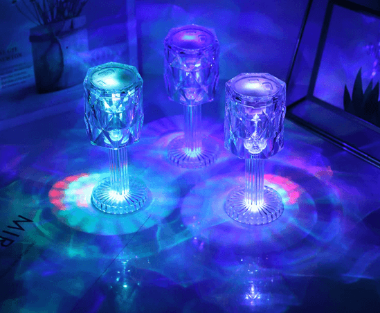 Mini LED Luminous Crystal Lamp (Each) - DMC Wholesale