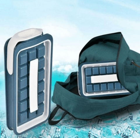 Foldable No Spill Ice Cube Tray - Alt View