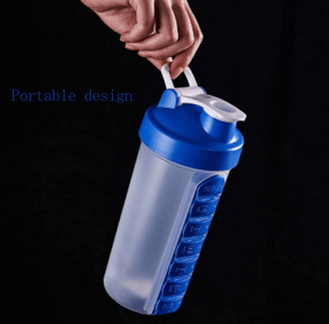 Portable Pill Organiser Shaker (600ml) - Alt View