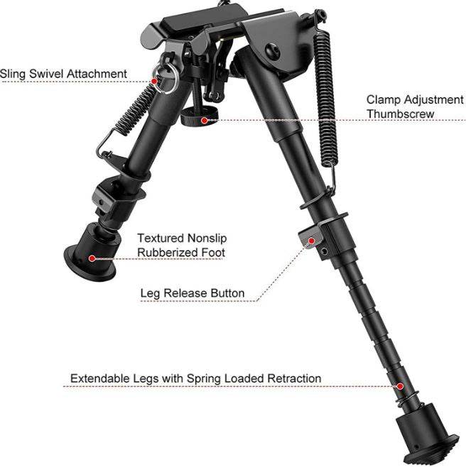 Tactical Rifle Bipod - DMC Wholesale