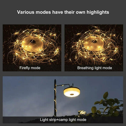 2in1 Rechargeable Hanging Camping Light - DMC Wholesale