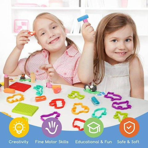 Colour Animal Resort Play Dough Set - Alt View