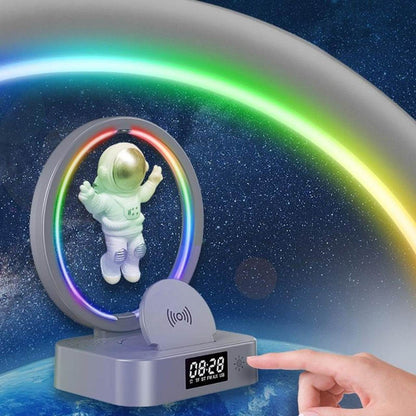 Magnetic Levitation Astronaut TWS Bluetooth Speaker Clock - DMC Wholesale