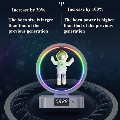 Magnetic Levitation Astronaut TWS Bluetooth Speaker Clock - DMC Wholesale