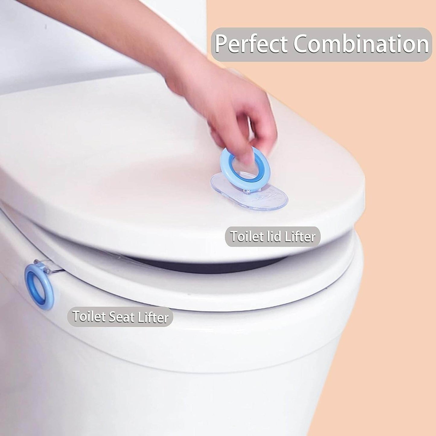 Toilet Seat Lifter Cover Handle (2 pcs) - DMC Wholesale