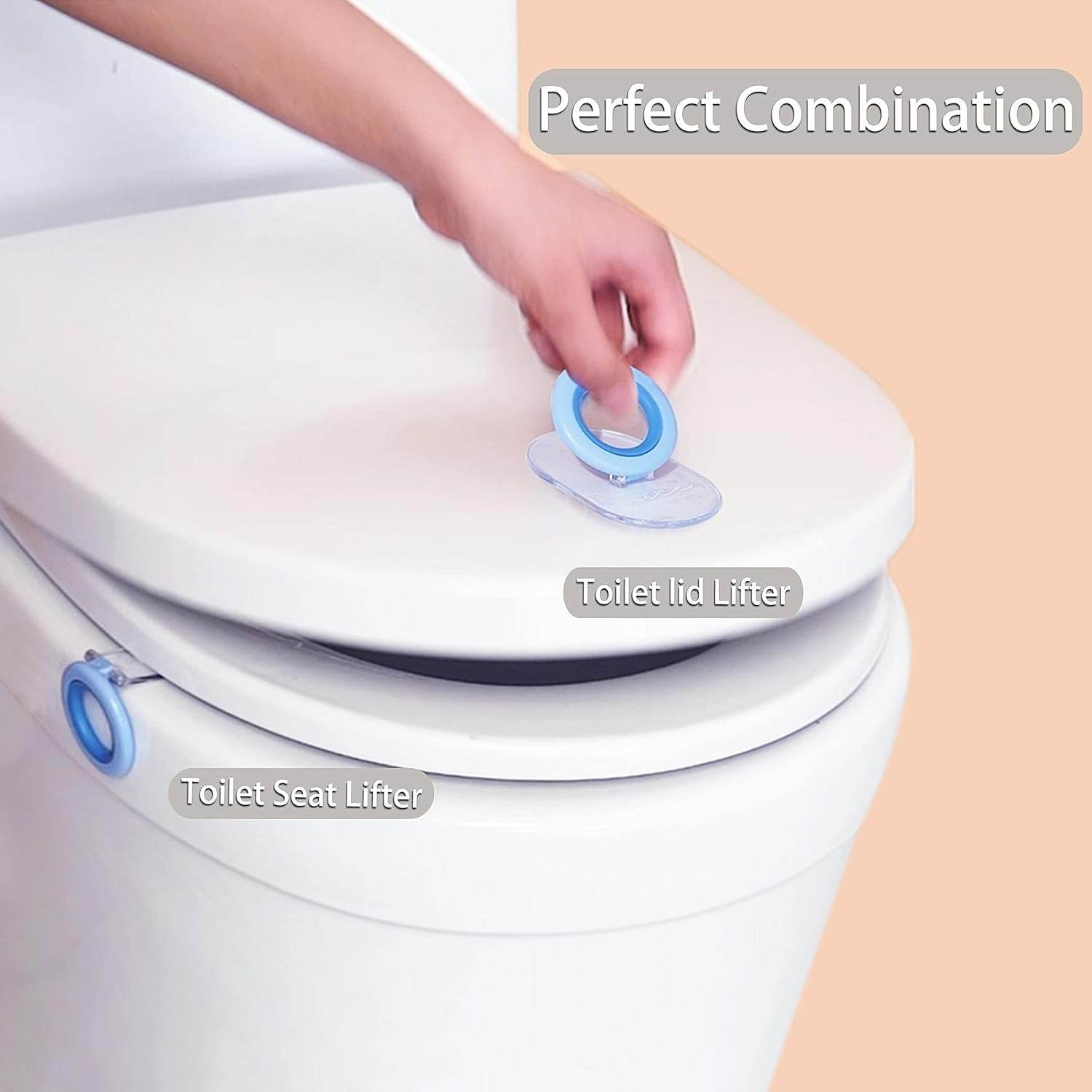 Toilet Seat Lifter Cover Handle (2 pcs) - DMC Wholesale