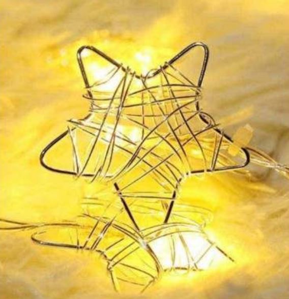 Decorative Star String Light (10L)(3m)(Yellow)