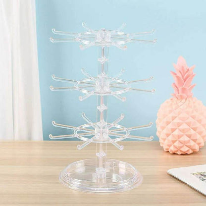 Rotating Jewelry Display Holder (3 Tier) - DMC Wholesale