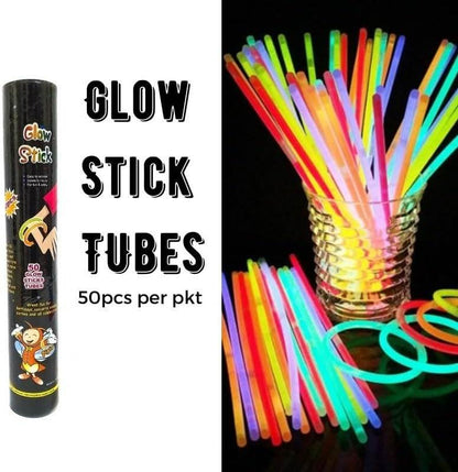 Fluorescent Glow Sticks (50 pcs) - DMC Wholesale