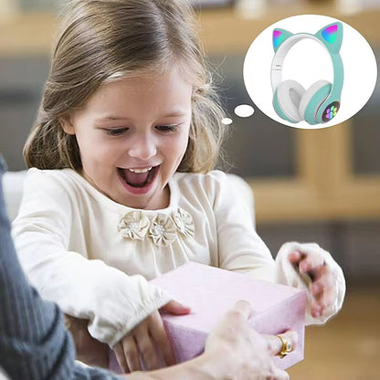 Cat Ear Bluetooth Headphones Headset