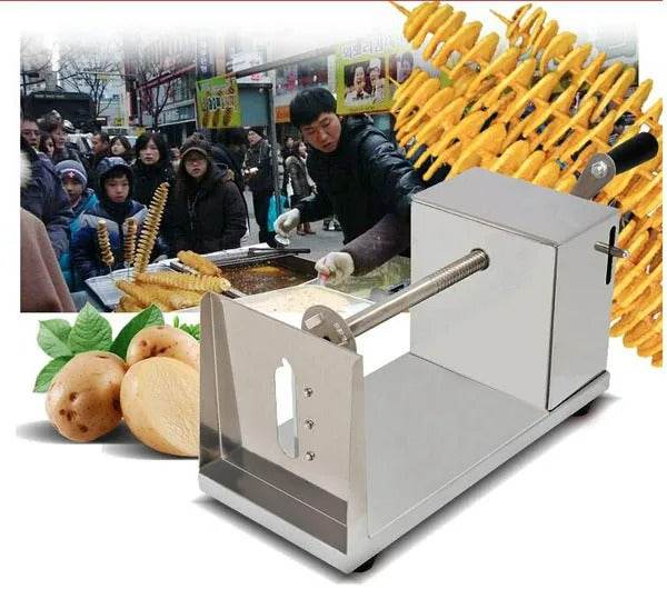Hand Rotating Potato Tower Machine - DMC Wholesale