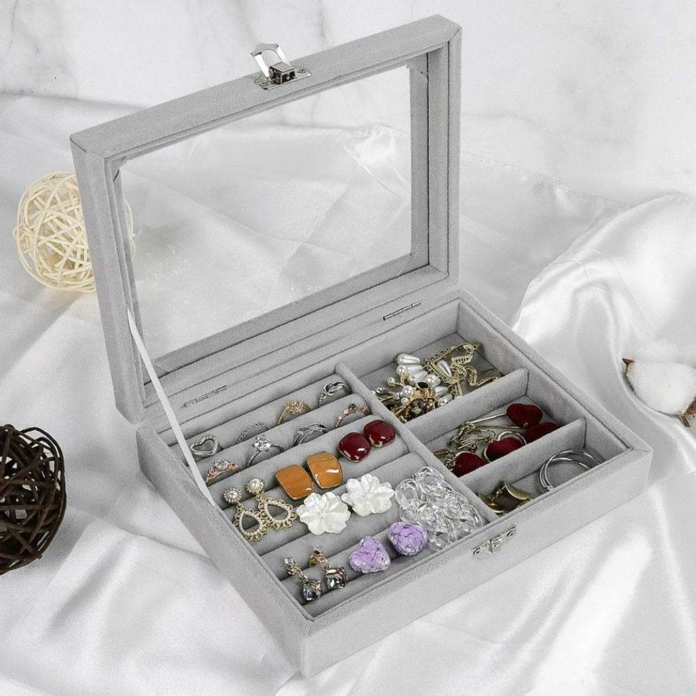 Multiple Compartments Jewellery Storage Box - DMC Wholesale