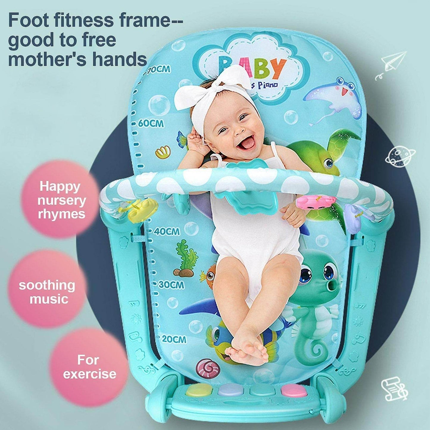 Baby Piano Fitness Play Gym With Music - DMC Wholesale