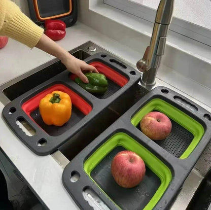 2in1 Collapsible Over The Sink Strainer (Each) - DMC Wholesale