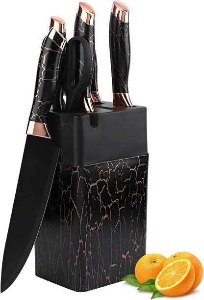 Marble Kitchen Knife Set (7 pcs) - DMC Wholesale