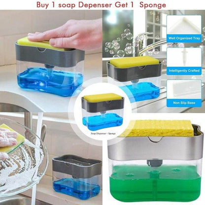 Soap Dispenser and Sponge Caddy - DMC Wholesale