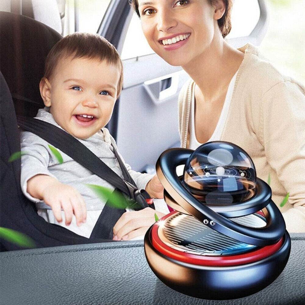 Solar Power Auto Car Rotate Aromatherapy Air Freshener - DMC Wholesale