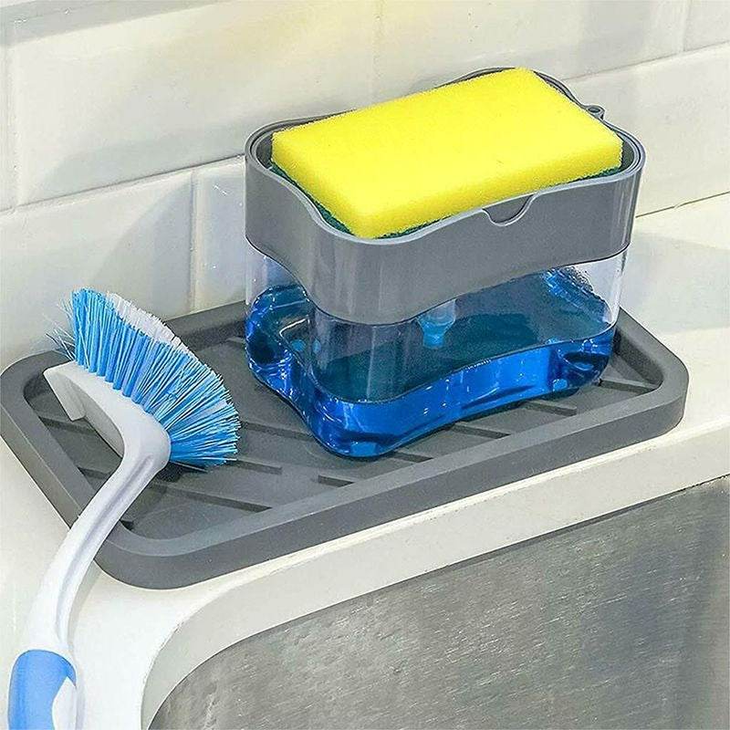 Soap Dispenser and Sponge Caddy - DMC Wholesale