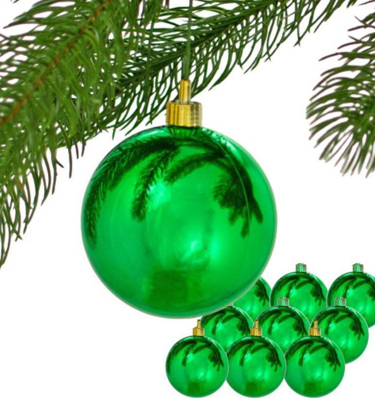 Battery Operated Christmas Decorative LED Lights (10 pcs)(Green) - DMC Wholesale
