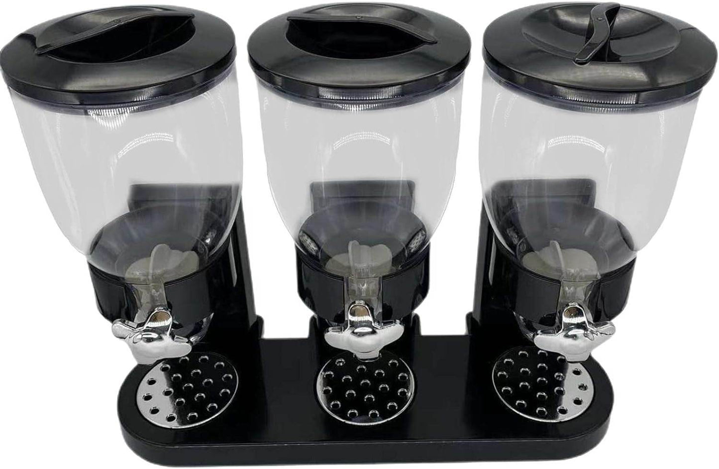 Triple Canister Dry Food Dispenser - DMC Wholesale