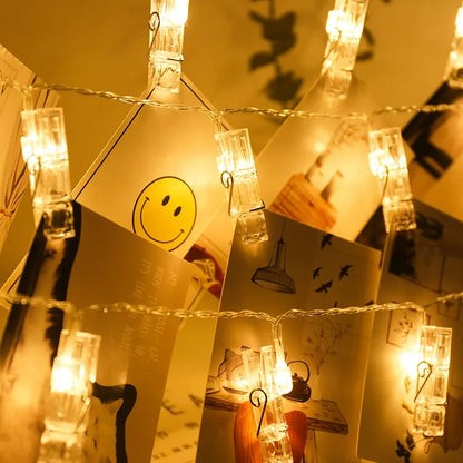 Photo Peg String Light (20L)(3m)(Yellow)