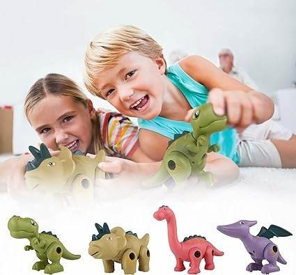 Educational Dinosaur Disassembly Toy Set (4 pcs) - DMC Wholesale