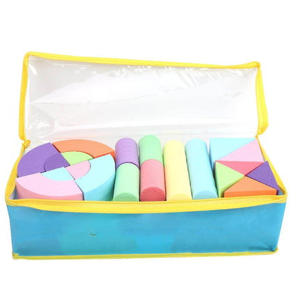 Eva Foam Building Blocks With Zip Storage Bag (Small) - DMC Wholesale