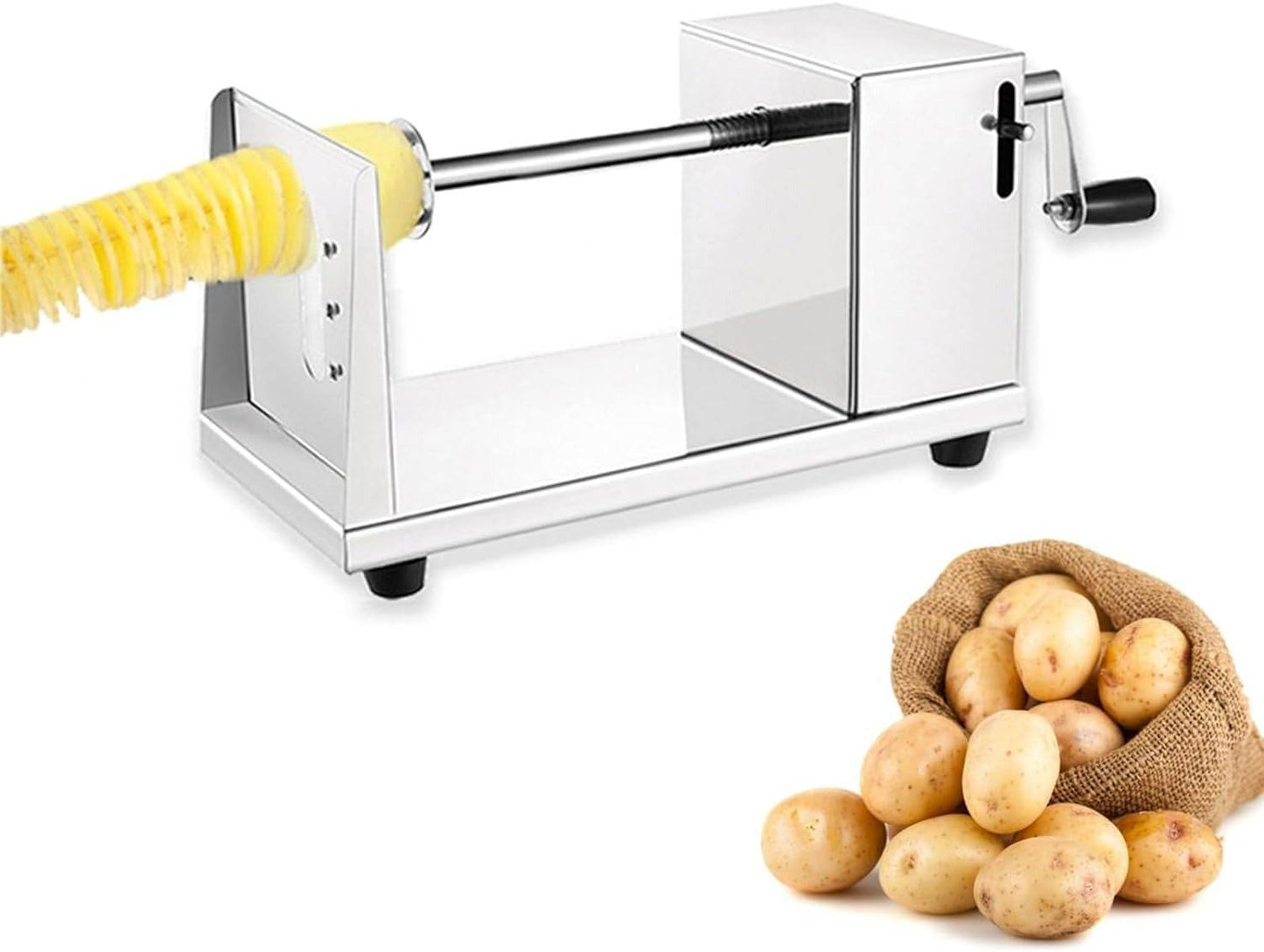 Hand Rotating Potato Tower Machine - DMC Wholesale