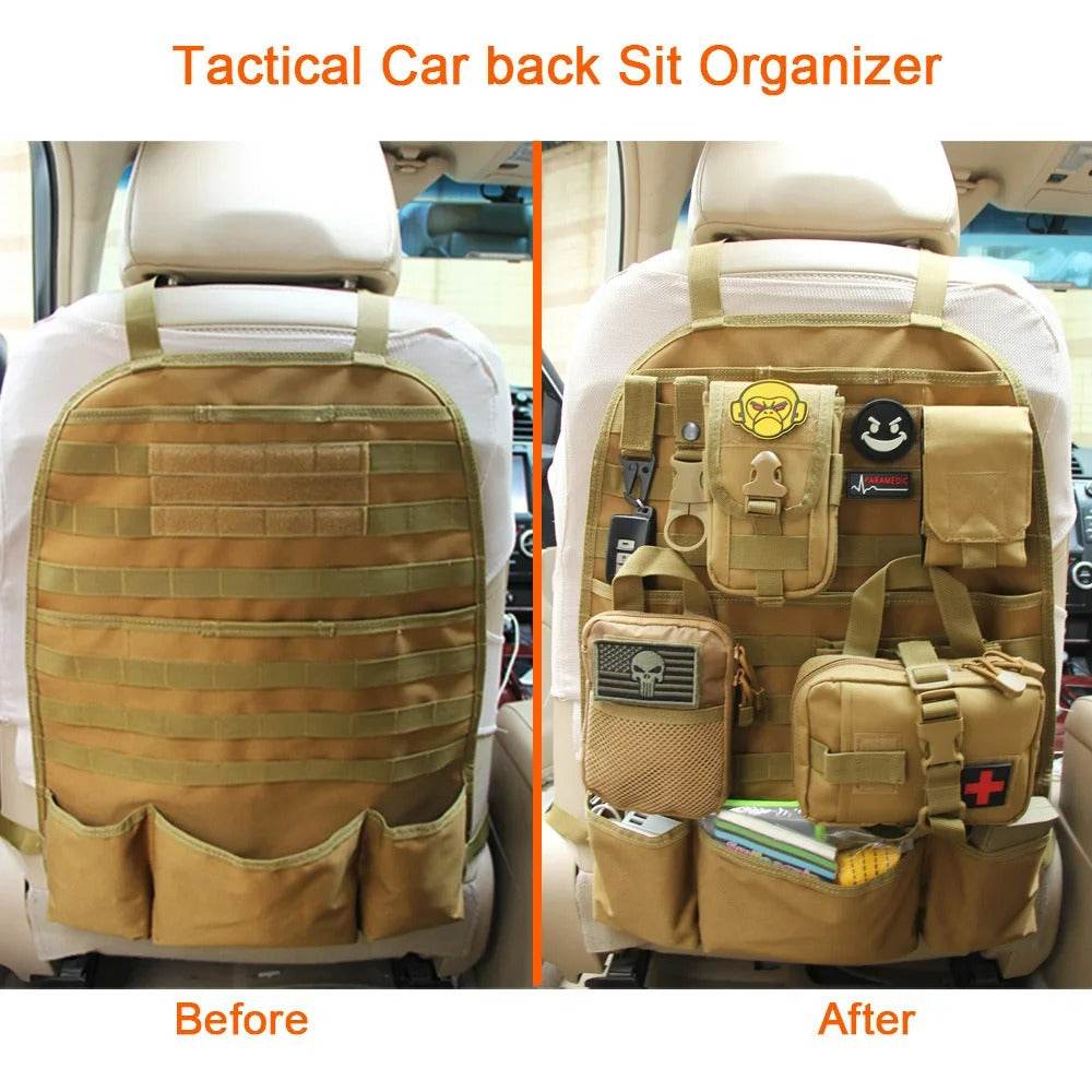 Tactical Car Seat Backpack Organiser - DMC Wholesale