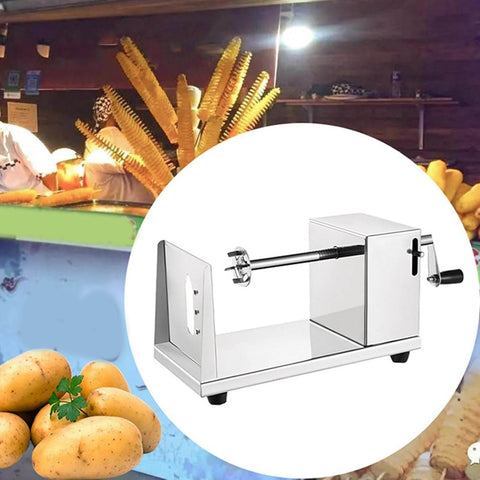 Hand Rotating Potato Tower Machine - Alt View