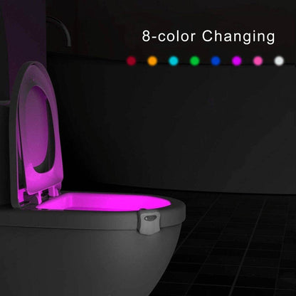 Multicoloured Motion Censored Toilet Light (8 Colour) - DMC Wholesale